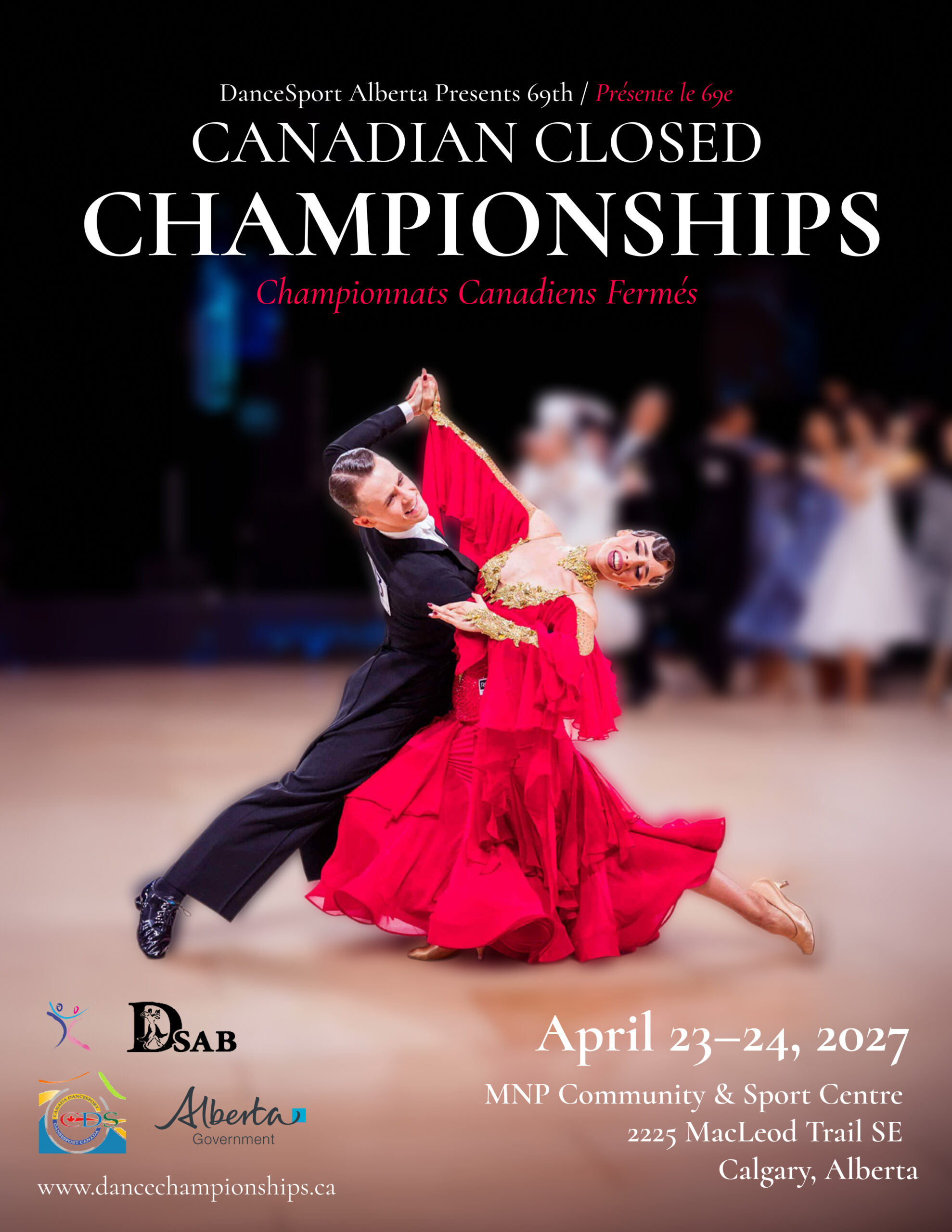 DanceSport Alberta will be soon be hosting the 69th annual Canadian Closed DanceSport Championships!